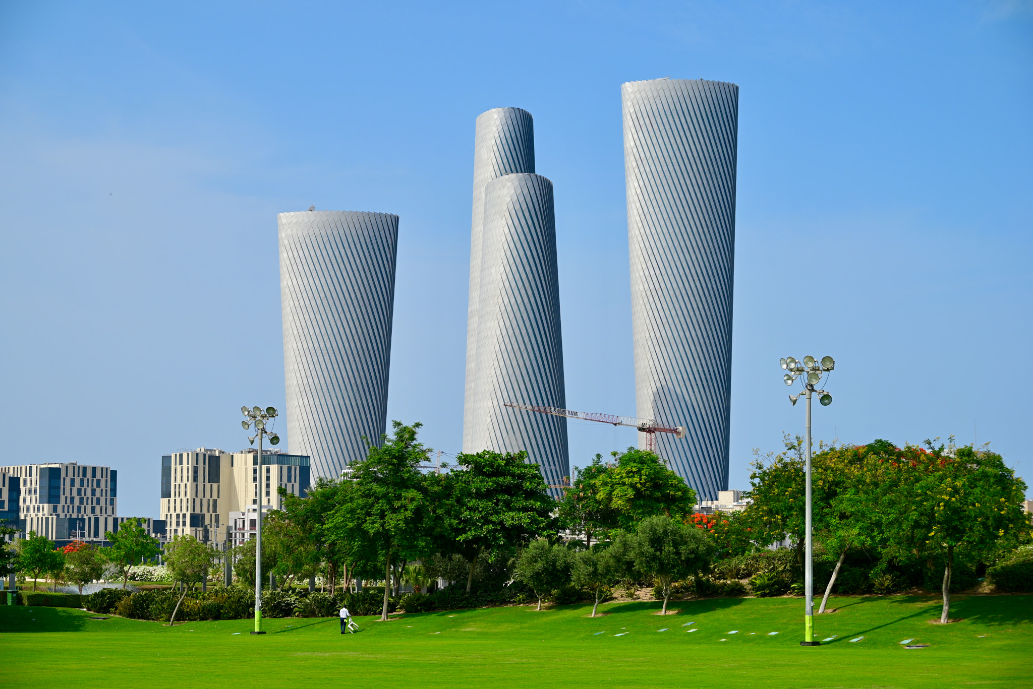 منظر عام لمدينة لوسيل - حديقة - أبراج لوسيل