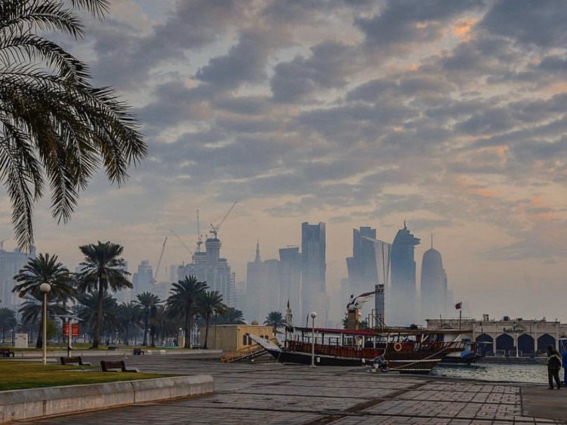  أمطار خفيفة إلى متوسطة على المناطق الوسطى في قطر