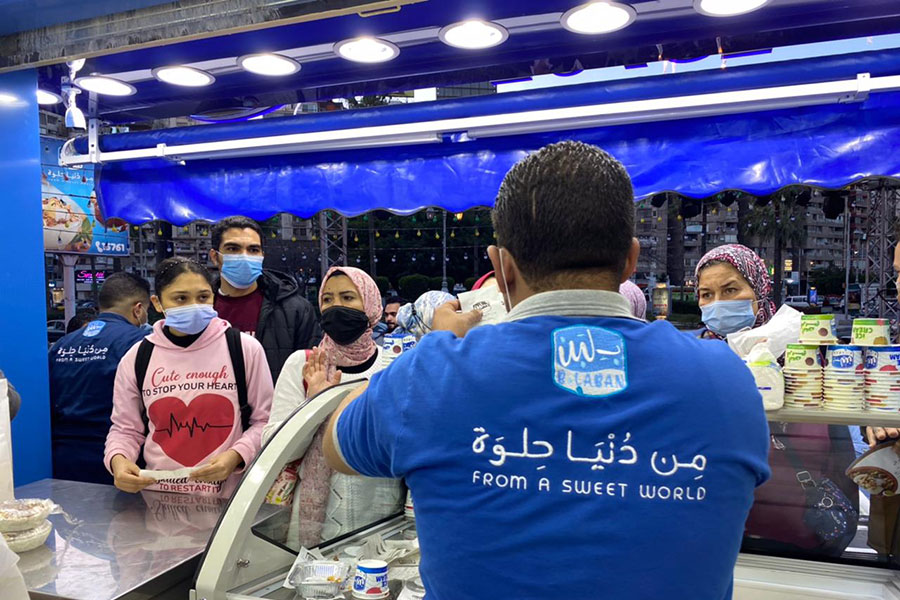 إقبال على مطاعم بلبن في قطر 