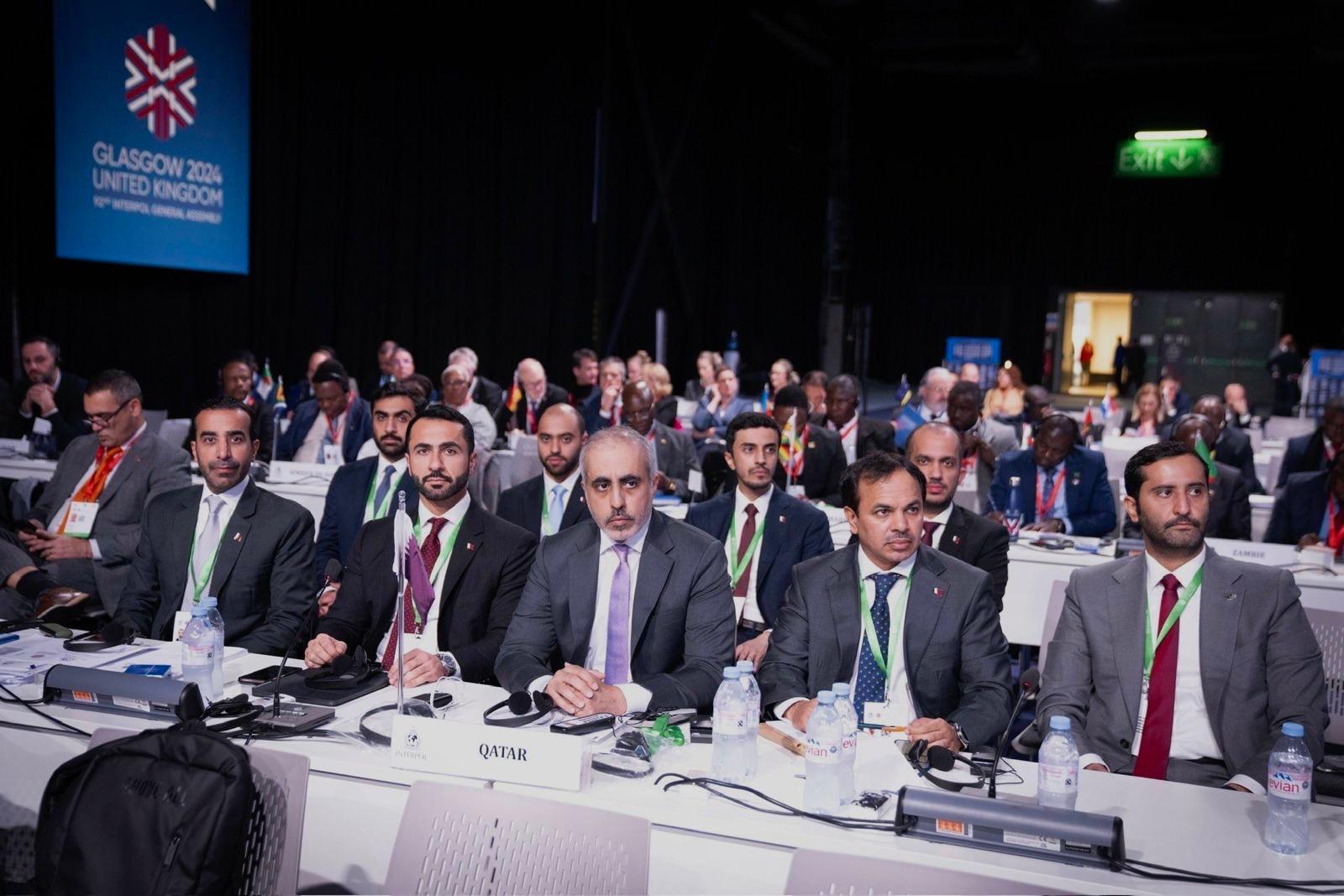 قطر  في اللجنة التنفيذية للإنتربول