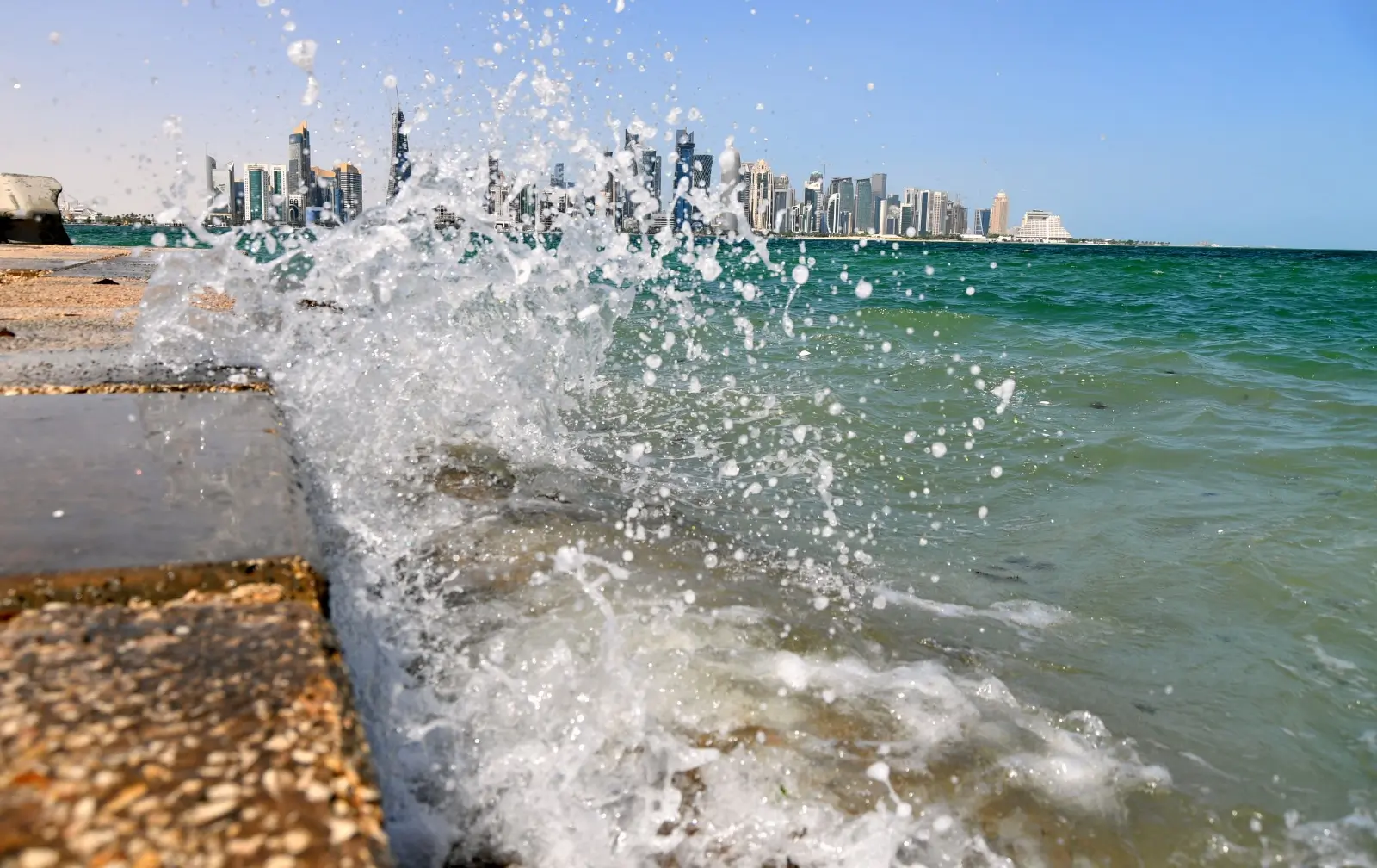 انخفاض درجات الحرارة في قطر