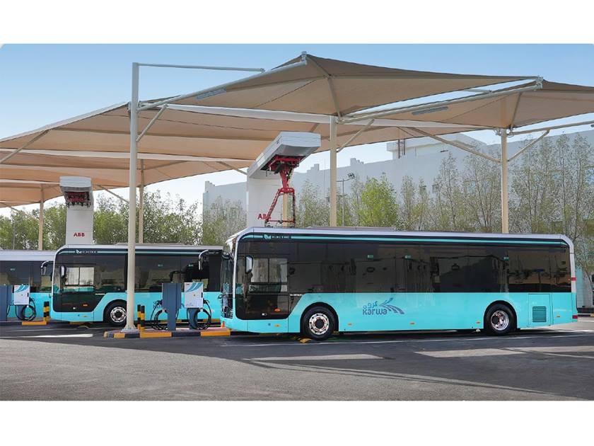 تجميع الحافلات الكهربائية في قطر