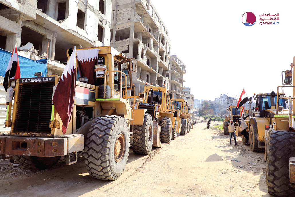 إزالة ركام الحرب من شمال غزة