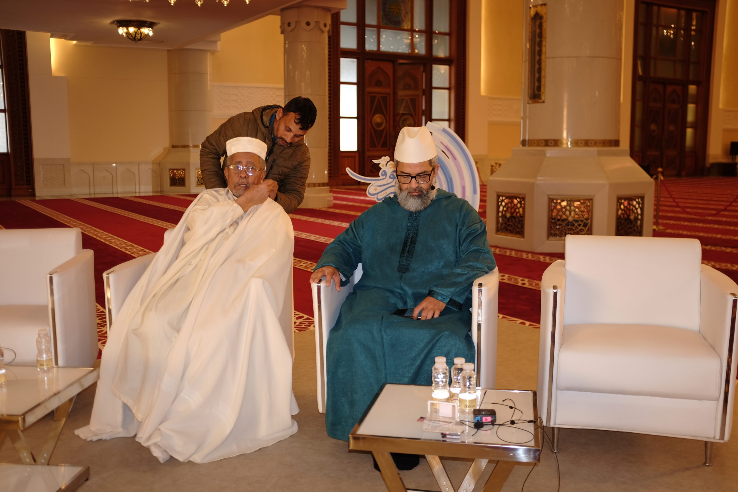  الدكتور البشير عصام المراكشي مع الشيخ قسوم الجزائري