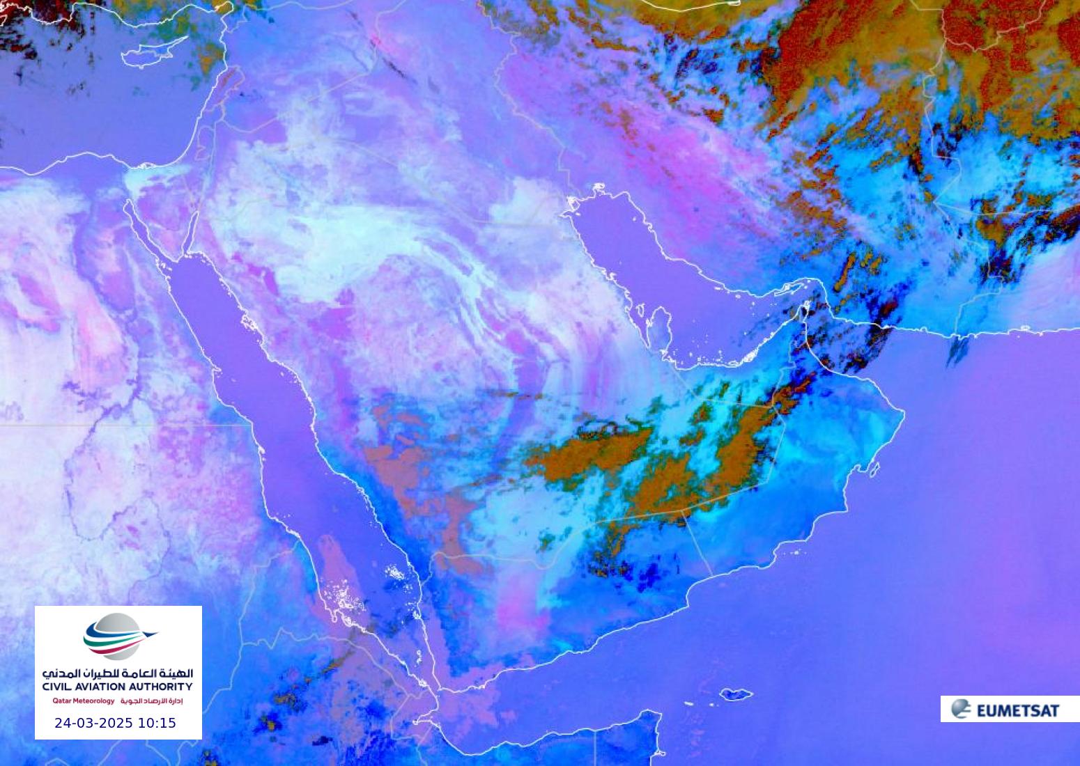 استمرار الرياح القوية في قطر 