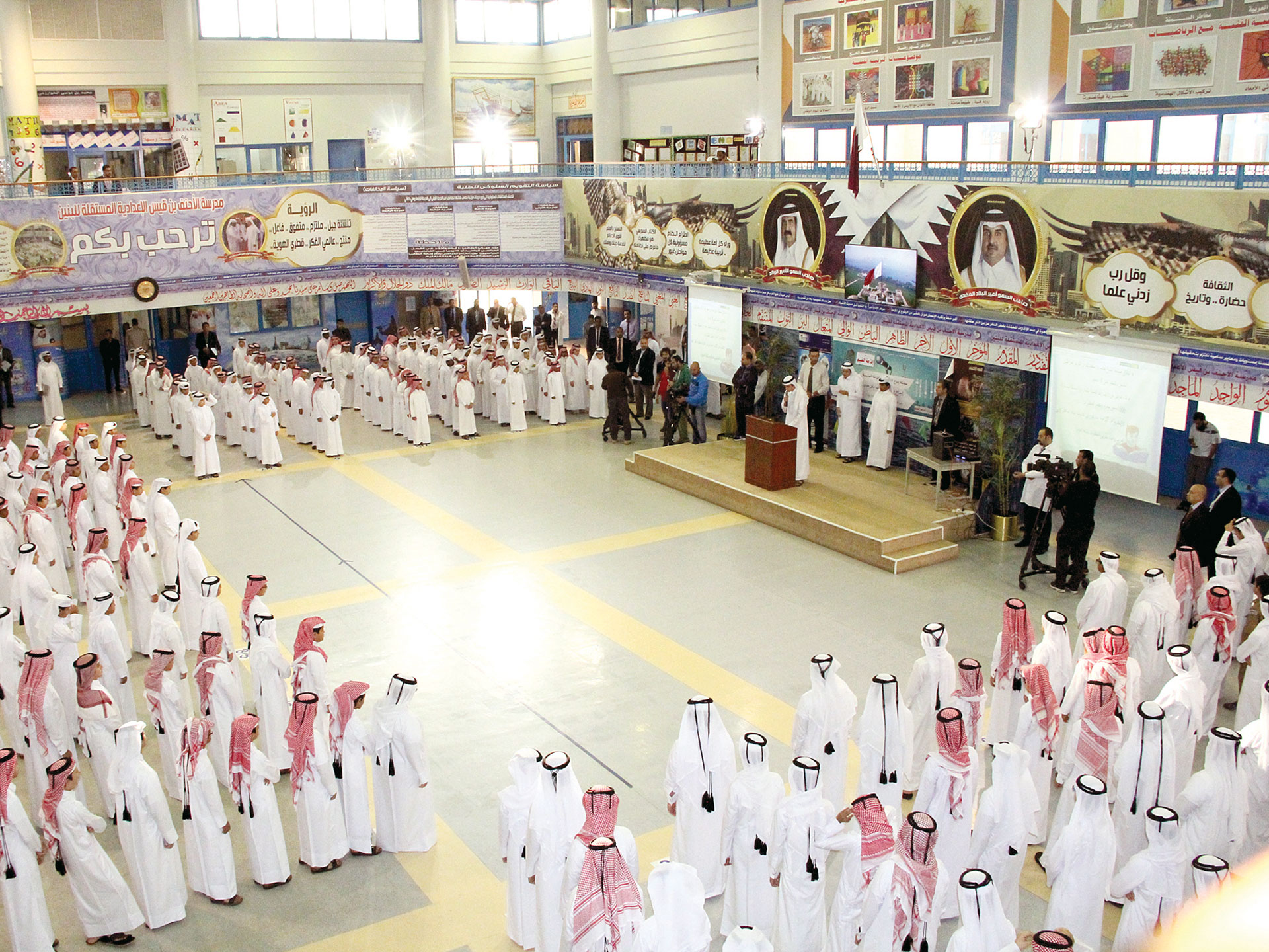  افتتاح مدارس جديدة في أم صلال والوكرة