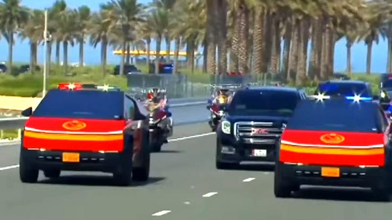 "سايبر تراك" ترافق موكب ترامب في الدوحة