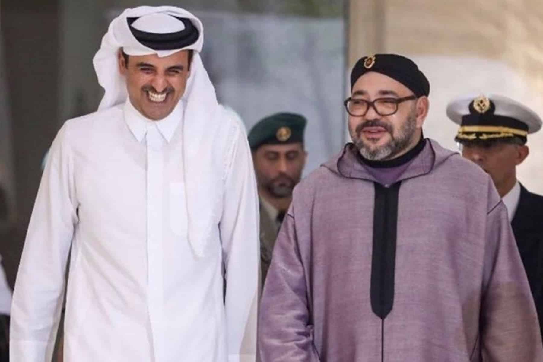 ملك المغرب وأمير دولة قطر