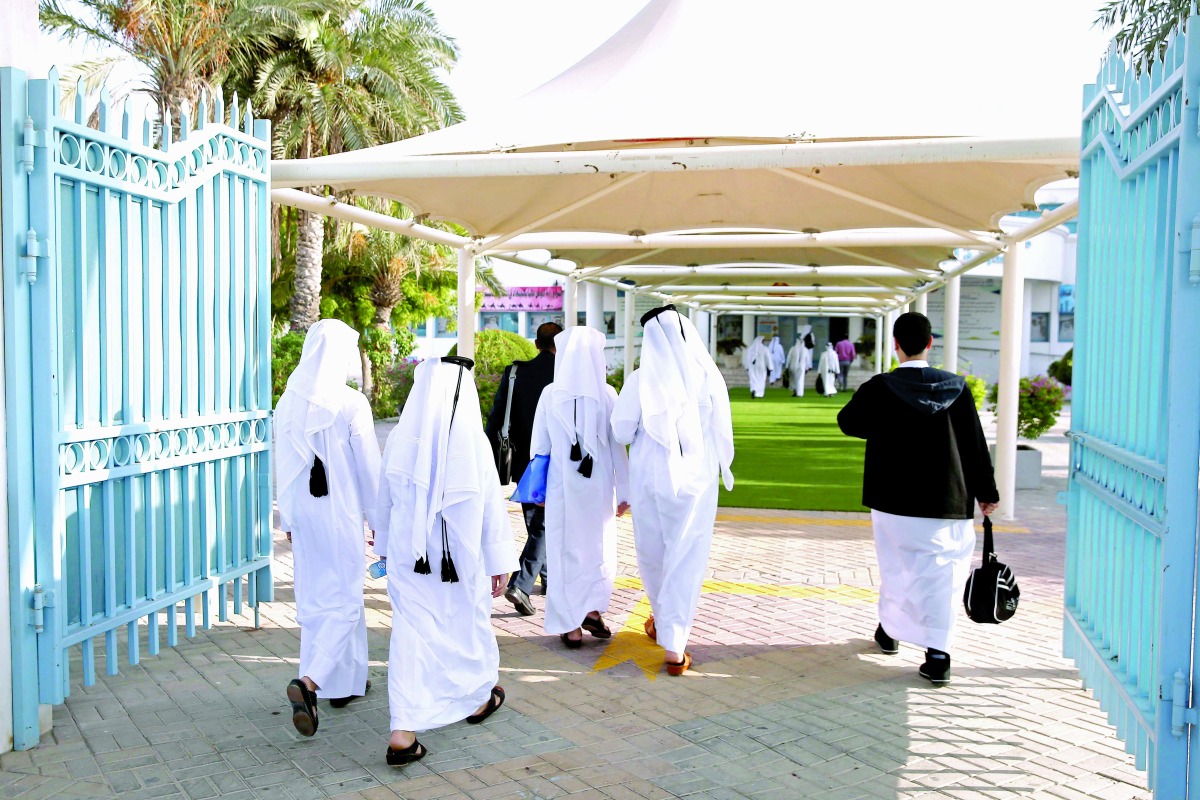 استقبال الطاقم الأكاديمي والإداري يعلن بداية العام الدراسي في قطر