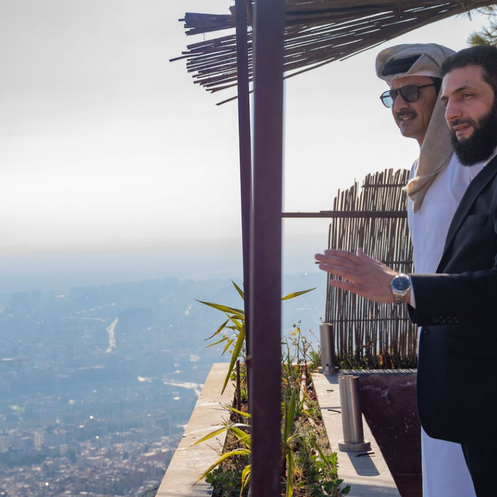 أمير قطر يزور سوريا
