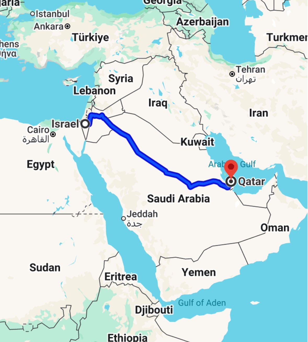 المسار الجوي الأردني–السعودي 