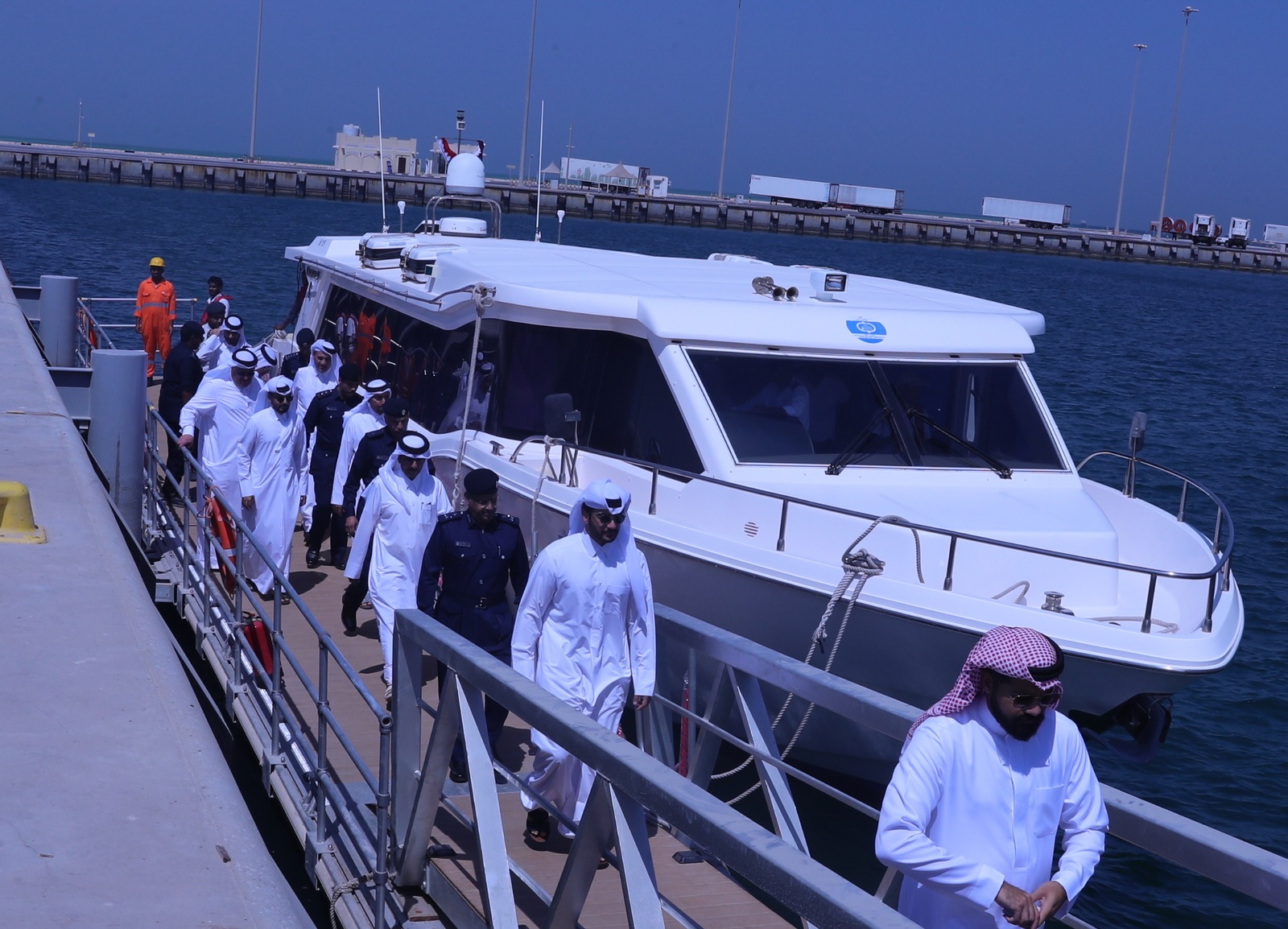 وزارة المواصلات تستقبل وفدًا من مملكة البحرين استعدادًا لتشغيل الخط البحري بين البلدين