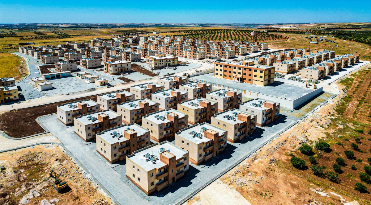 "قطر الخيرية" تنهي المرحلة الأولى من بناء مئات المساكن للمهجرين شمالي سوريا