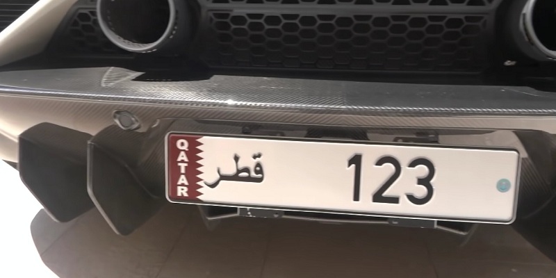 لوحات السيارات في قطر