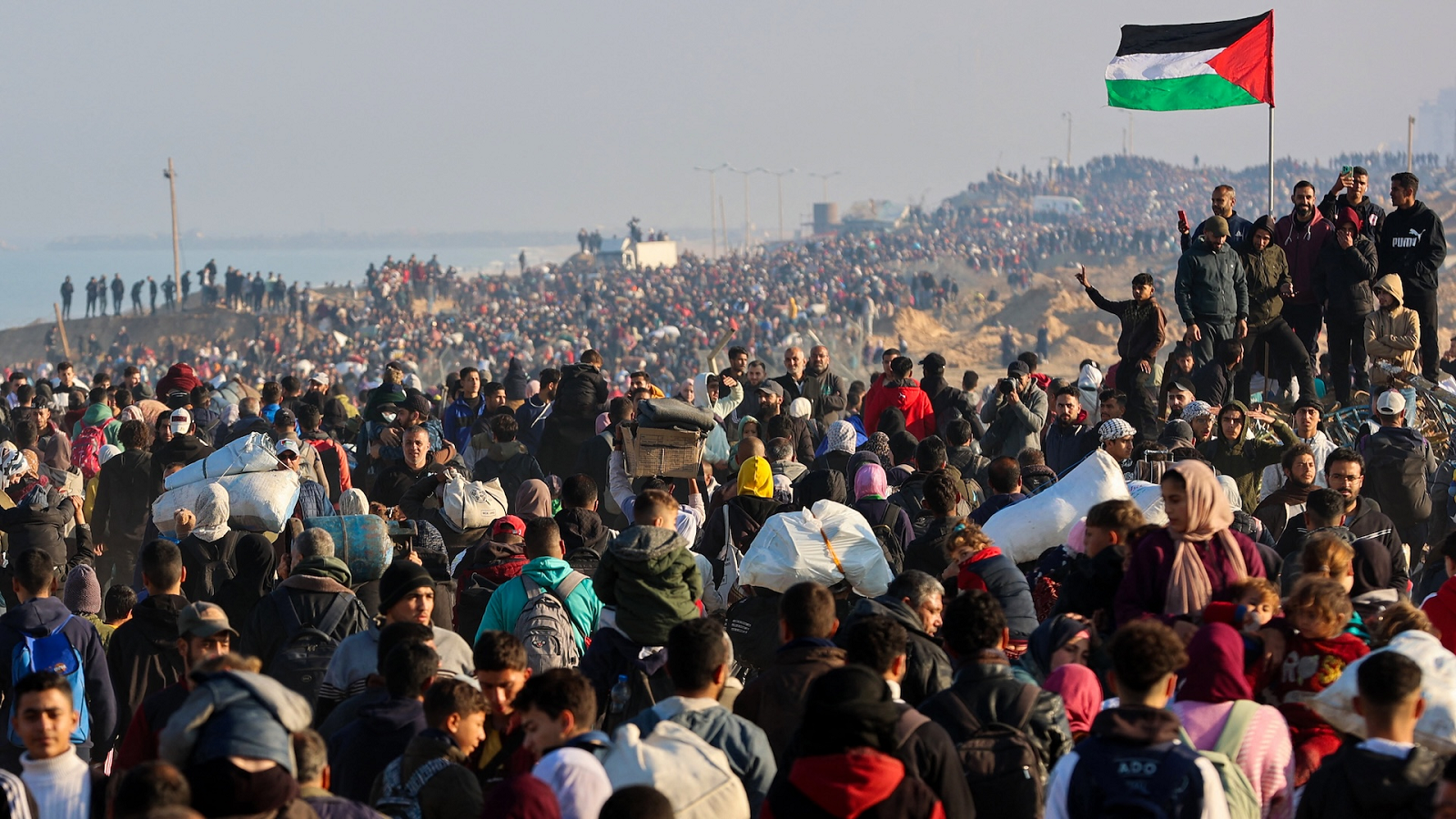 عودة النازحين إلى شمال غزة بعد وقف إطلاق النار