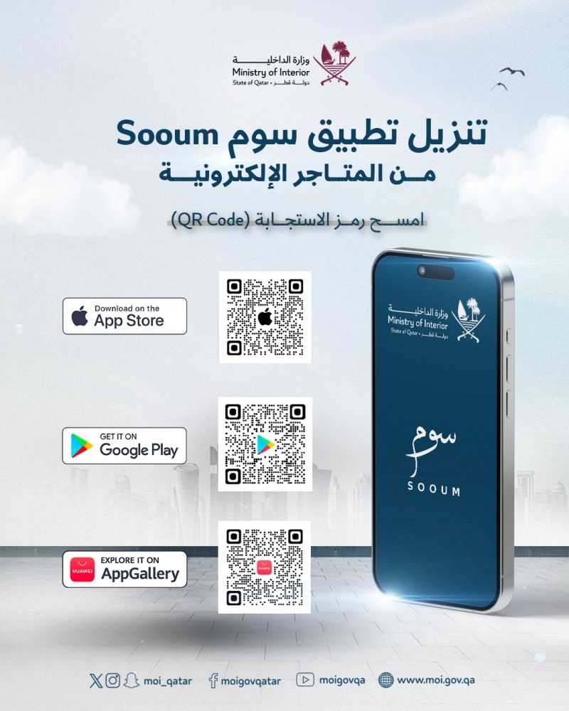 المرور يطلق مزاد أرقام لوحات مميزة بحرف (Q) عبر تطبيق «سوم»