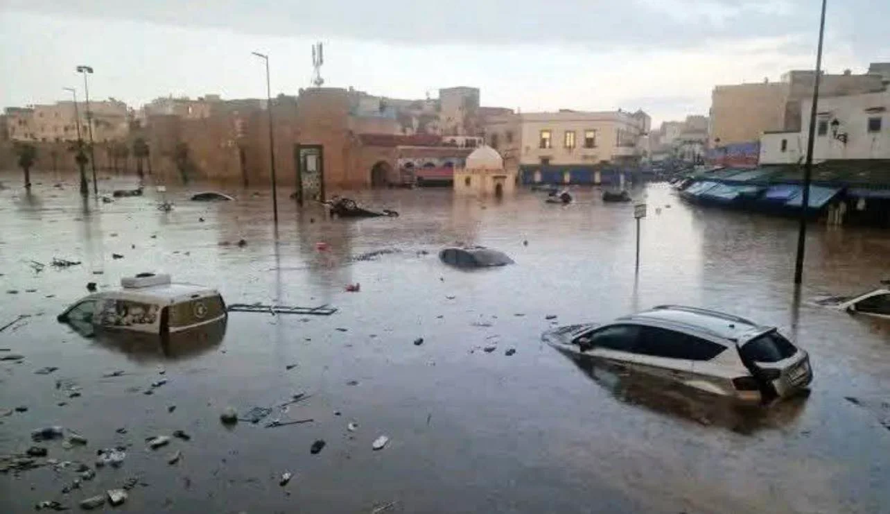 الفيضانات التي اجتاحت مدينة آسفي الساحلية