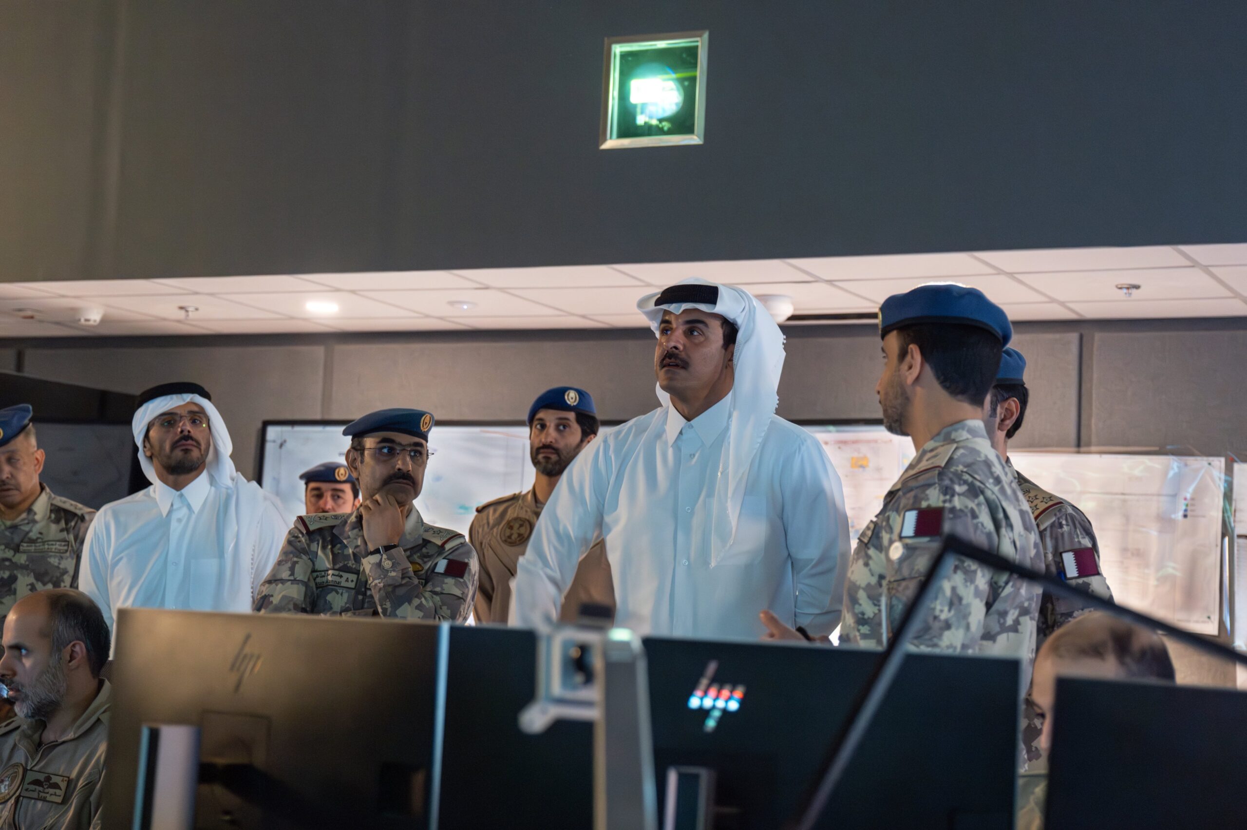 ما هي رسالة أمير قطر من مركز العمليات الجوية؟ما هي رسالة أمير قطر من مركز العمليات الجوية؟